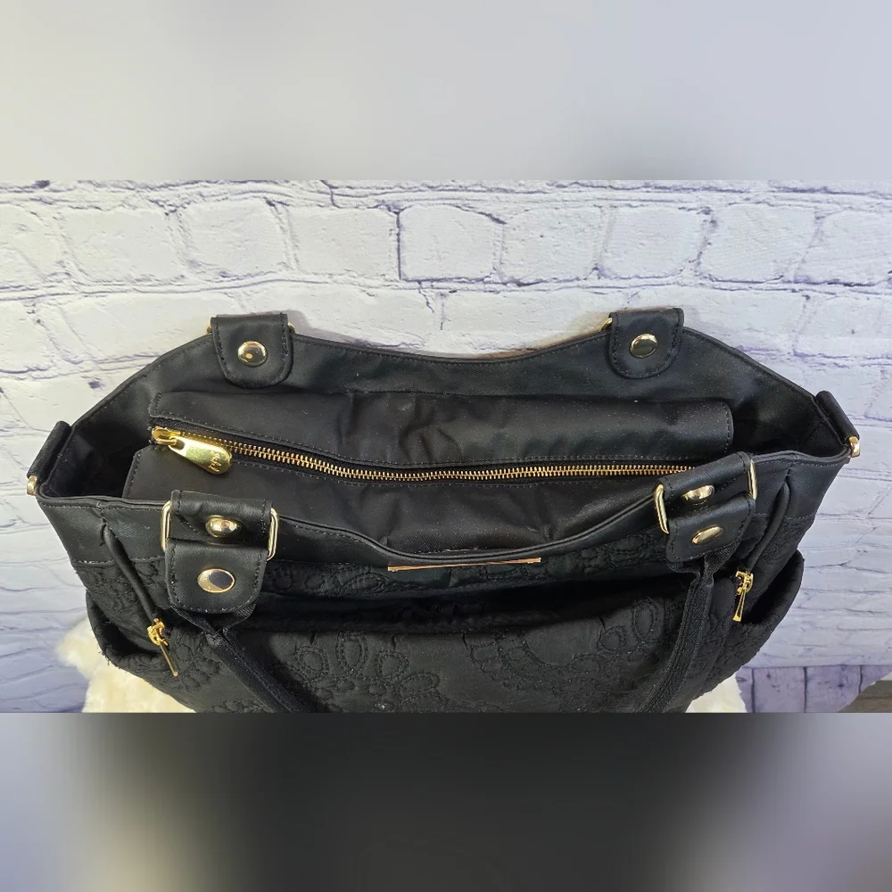 Petunia Pickle Bottom Black Baby Bag